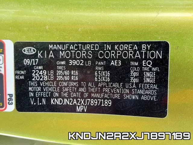 KNDJN2A2XJ7897189 фото 2