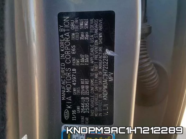 KNDPM3AC1H7212289 фото 2