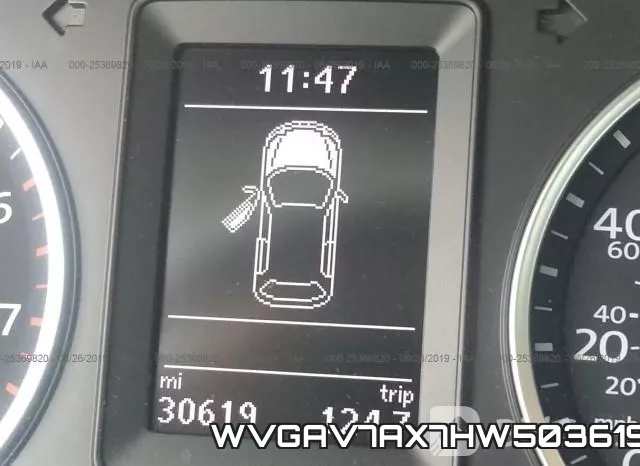 WVGAV7AX7HW503619 фото 8