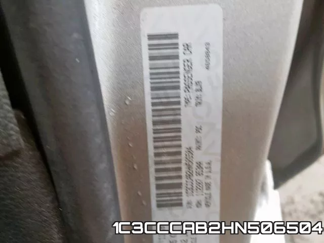 1C3CCCAB2HN506504 фото 2