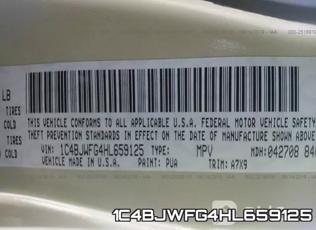1C4BJWFG4HL659125 фото 10