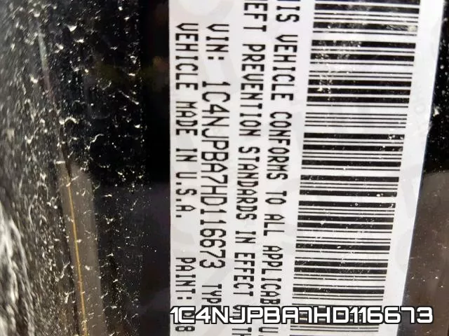 1C4NJPBA7HD116673 фото 2