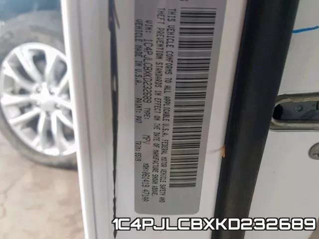 1C4PJLCBXKD232689 фото 2