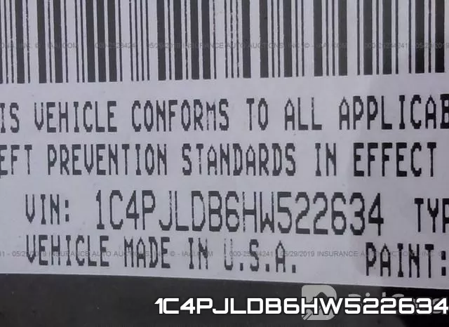 1C4PJLDB6HW522634 фото 10