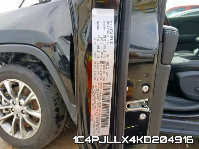 1C4PJLLX4KD204916 фото 2
