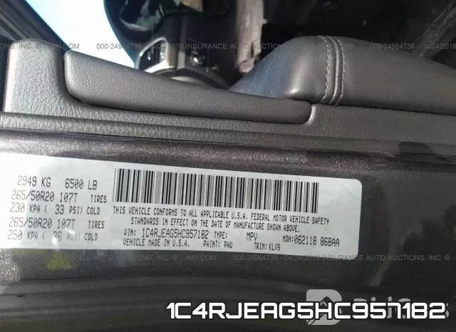 1C4RJEAG5HC957182 фото 10