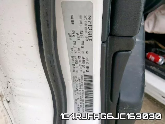 1C4RJFAG6JC163030 фото 2