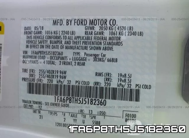 1FA6P8TH5J5182360 фото 10