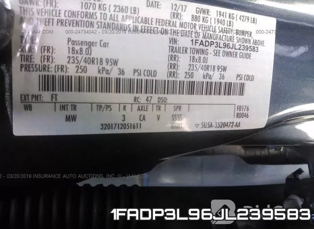 1FADP3L96JL239583 фото 10