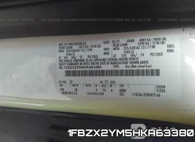 1FBZX2YM5HKA63380 фото 10
