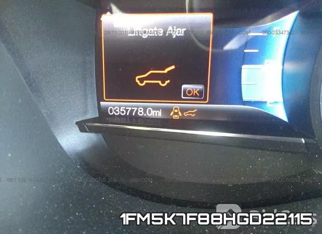 1FM5K7F88HGD22115 фото 8