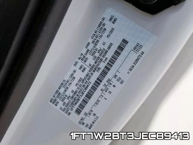 1FT7W2BT3JEC89413 фото 2