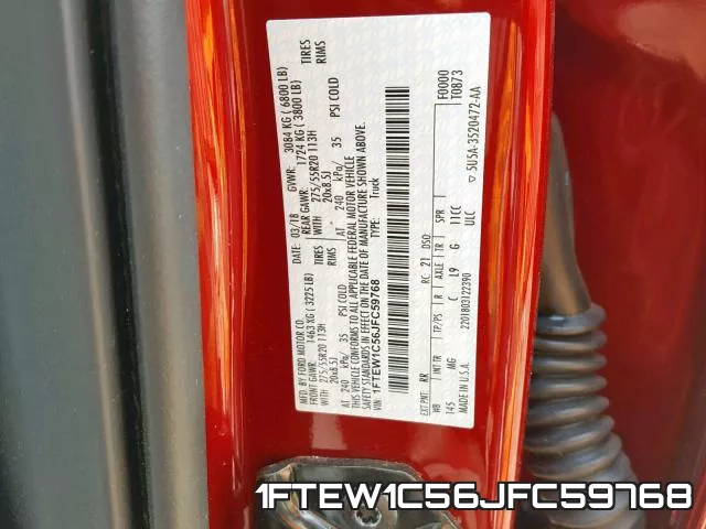 1FTEW1C56JFC59768 фото 2