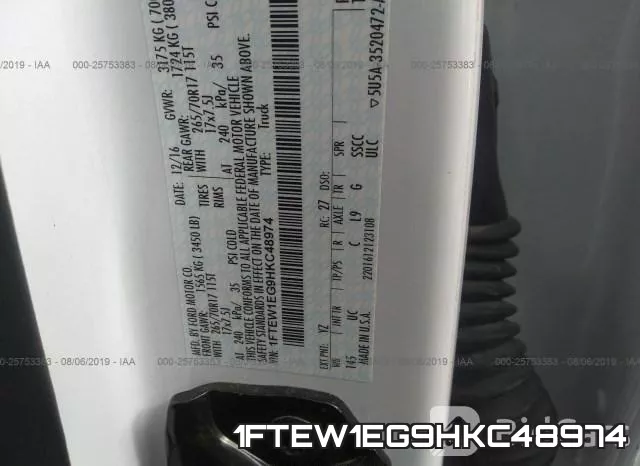 1FTEW1EG9HKC48974 фото 10