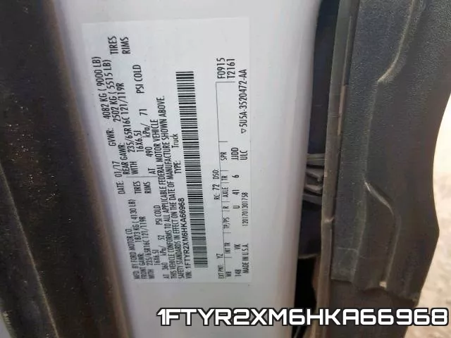 1FTYR2XM6HKA66968 фото 2