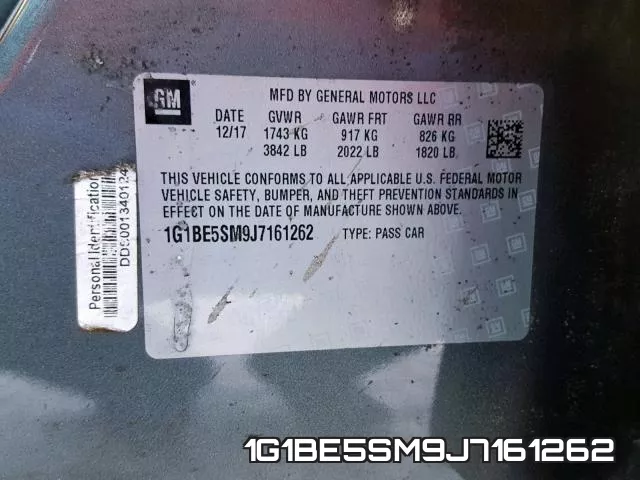 1G1BE5SM9J7161262 фото 2
