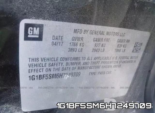 1G1BF5SM6H7249709 фото 9