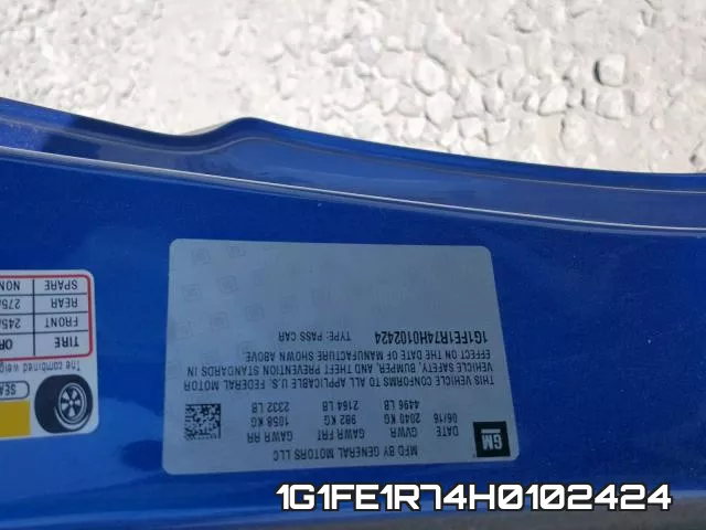 1G1FE1R74H0102424 фото 2