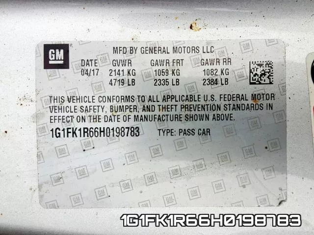 1G1FK1R66H0198783 фото 2