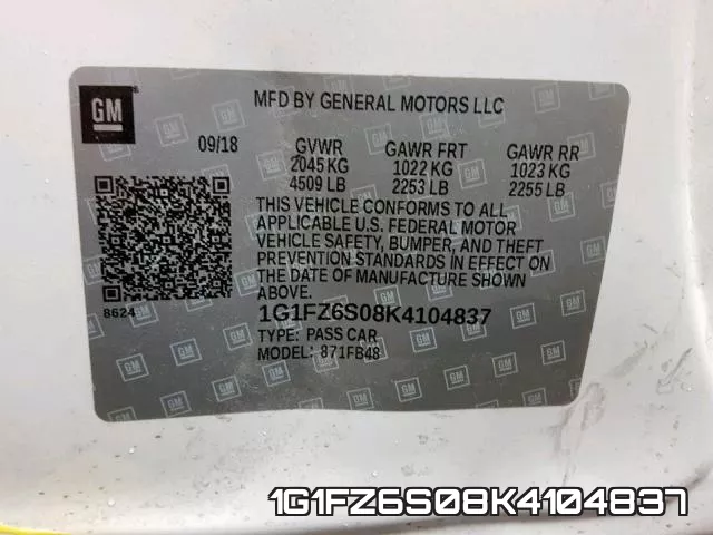 1G1FZ6S08K4104837 фото 2