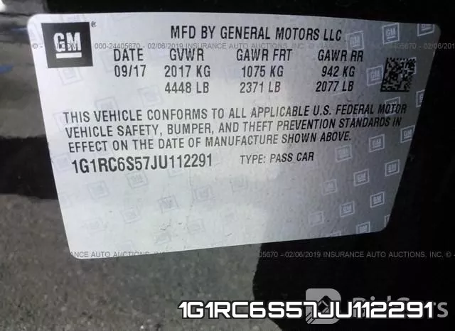1G1RC6S57JU112291 фото 10