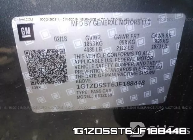 1G1ZD5ST6JF188448 фото 10