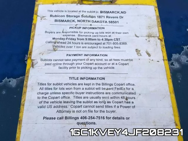 1GC1KVEY4JF208231 фото 10