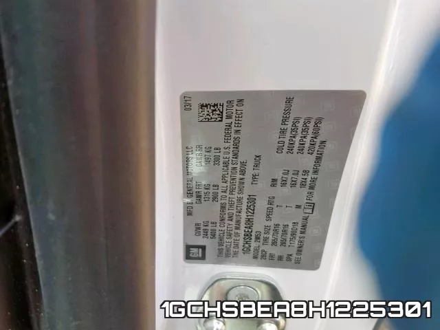 1GCHSBEA8H1225301 фото 2