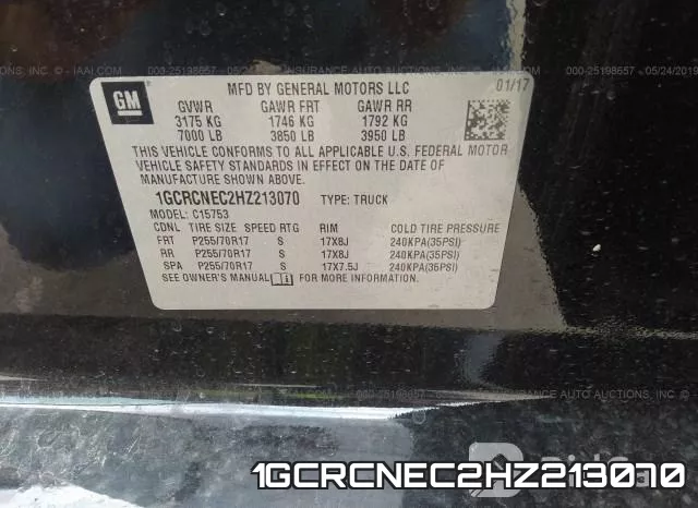 1GCRCNEC2HZ213070 фото 10