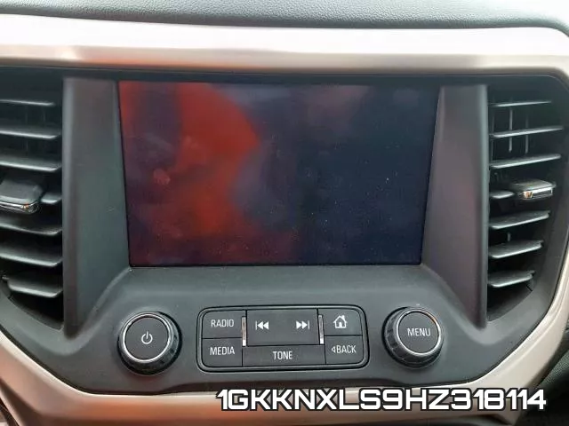 1GKKNXLS9HZ318114 фото 10