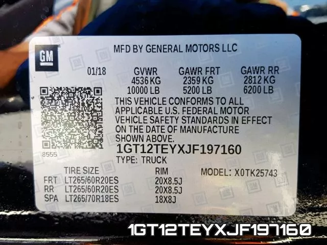 1GT12TEYXJF197160 фото 2