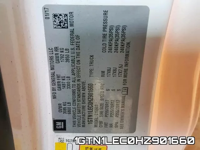 1GTN1LEC0HZ901660 фото 2