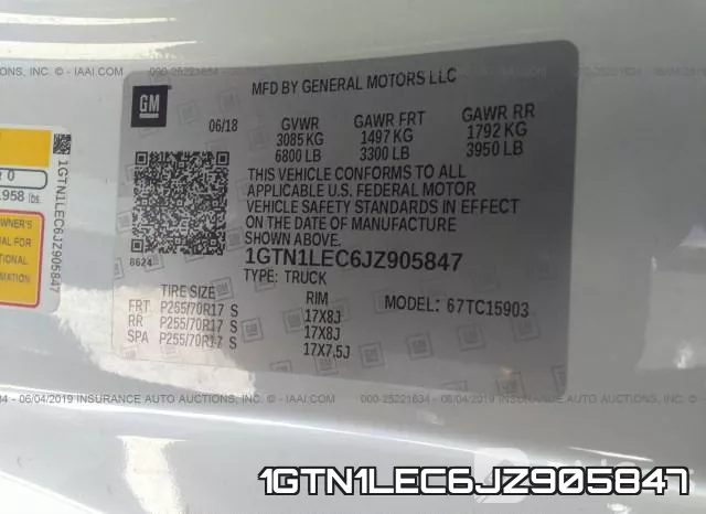1GTN1LEC6JZ905847 фото 10
