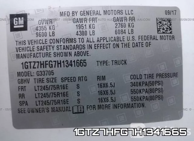 1GTZ7HFG7H1341665 фото 10