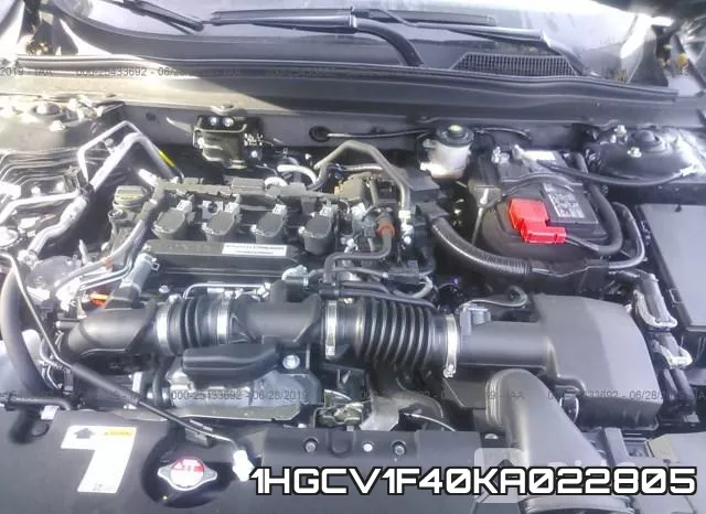 1HGCV1F40KA022805 фото 2