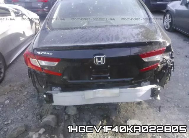 1HGCV1F40KA022805 фото 7