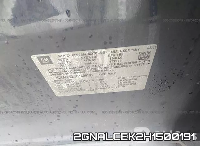 2GNALCEK2H1500191 фото 10