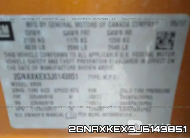 2GNAXKEX3J6143851 фото 10