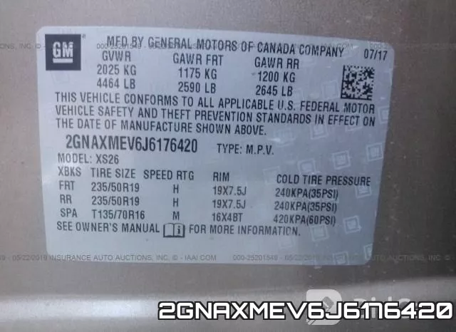 2GNAXMEV6J6176420 фото 10