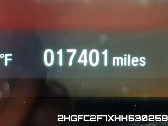 2HGFC2F7XHH530258 фото 9