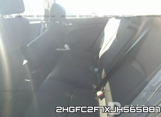 2HGFC2F7XJH565887 фото 9