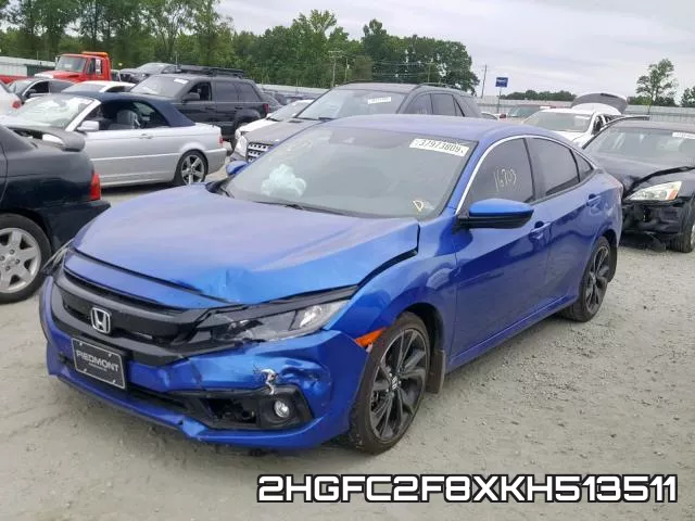 2HGFC2F8XKH513511 фото 3