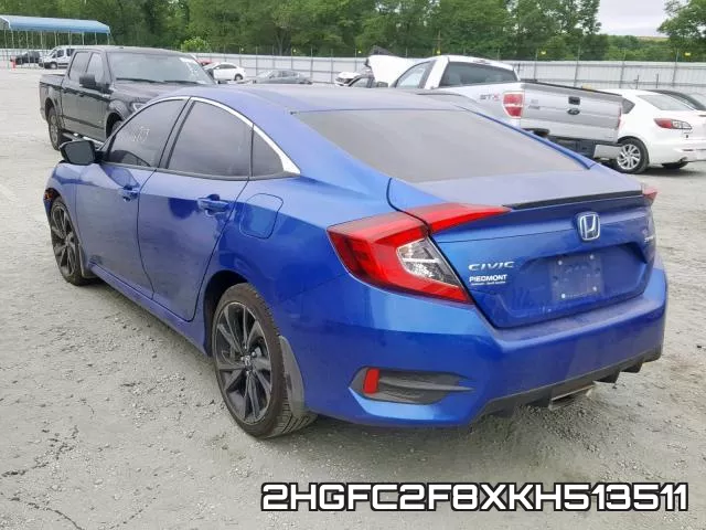 2HGFC2F8XKH513511 фото 4