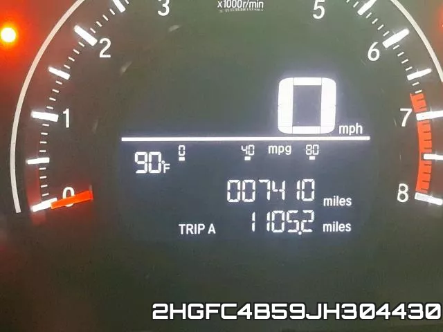 2HGFC4B59JH304430 фото 9