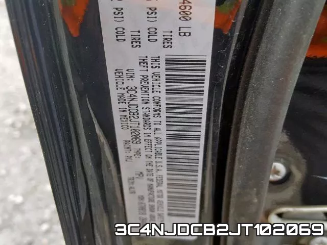 3C4NJDCB2JT102069 фото 2