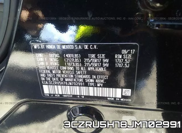 3CZRU5H78JM702991 фото 10