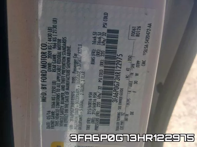 3FA6P0G73HR122975 фото 2