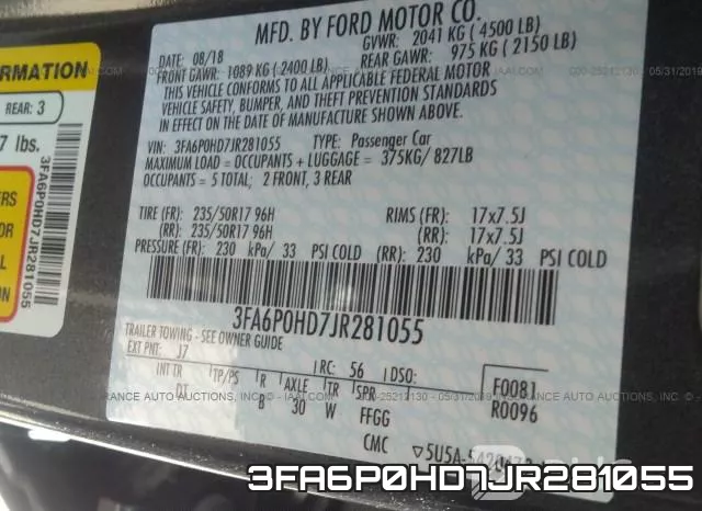 3FA6P0HD7JR281055 фото 10