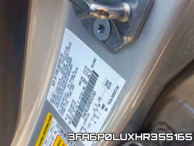 3FA6P0LUXHR355165 фото 2