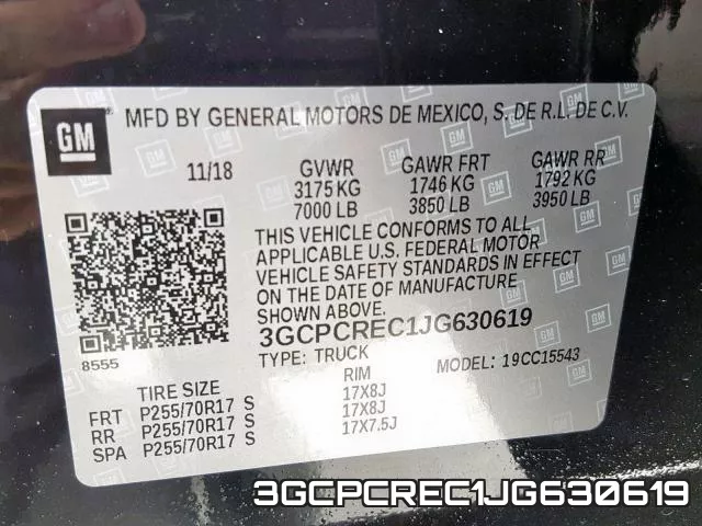 3GCPCREC1JG630619 фото 2